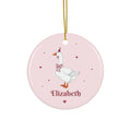 Copy of Copy of Copy of Ceramic Ornament – “For the Sweetest Aunt Nancy” Personalized Holiday Keepsake