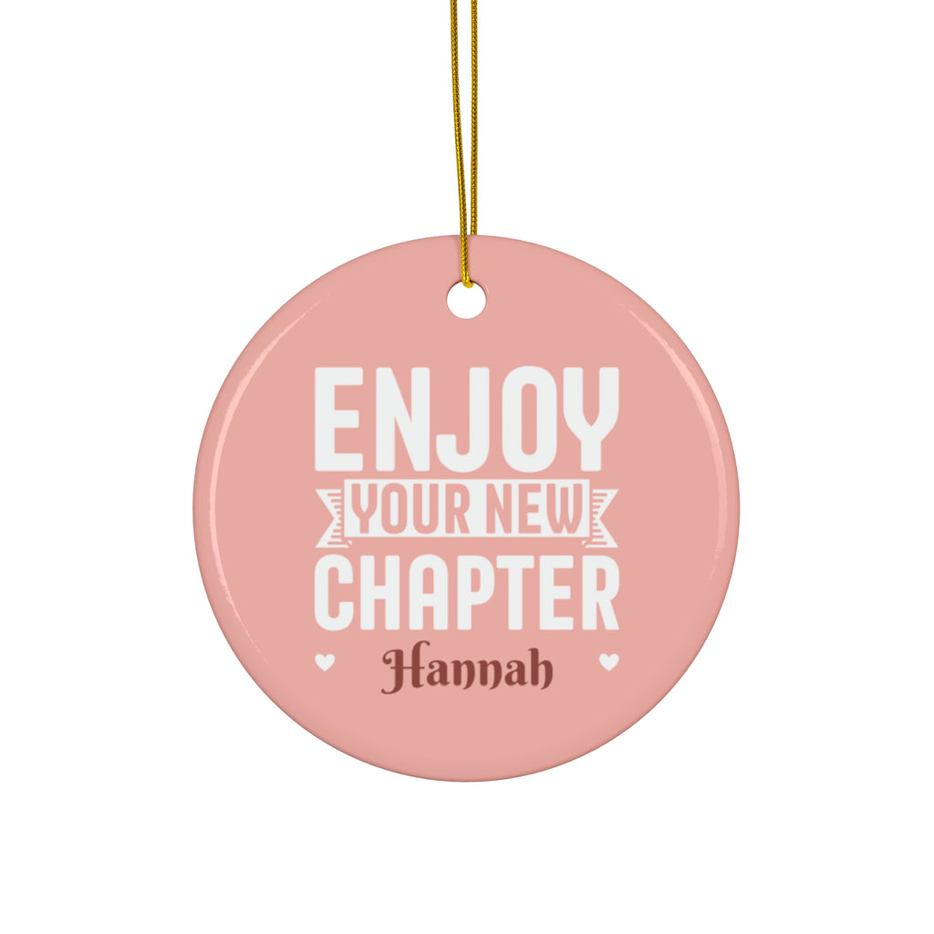 Copy of Ceramic Ornament – “For the Sweetest Aunt Nancy” Personalized Holiday Keepsake