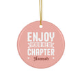 Copy of Ceramic Ornament – “For the Sweetest Aunt Nancy” Personalized Holiday Keepsake