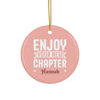 Copy of Ceramic Ornament – “For the Sweetest Aunt Nancy” Personalized Holiday Keepsake