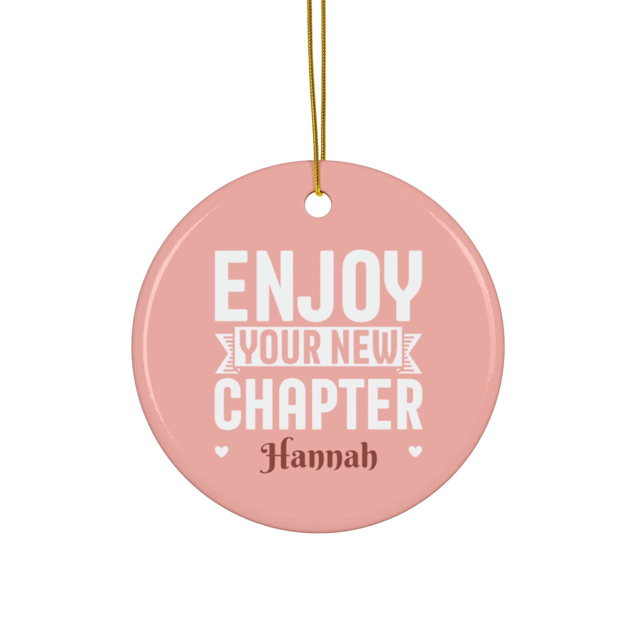 Copy of Ceramic Ornament – “For the Sweetest Aunt Nancy” Personalized Holiday Keepsake