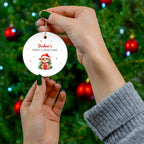 Copy of Ceramic Ornament – “For the Sweetest Aunt Nancy” Personalized Holiday Keepsake