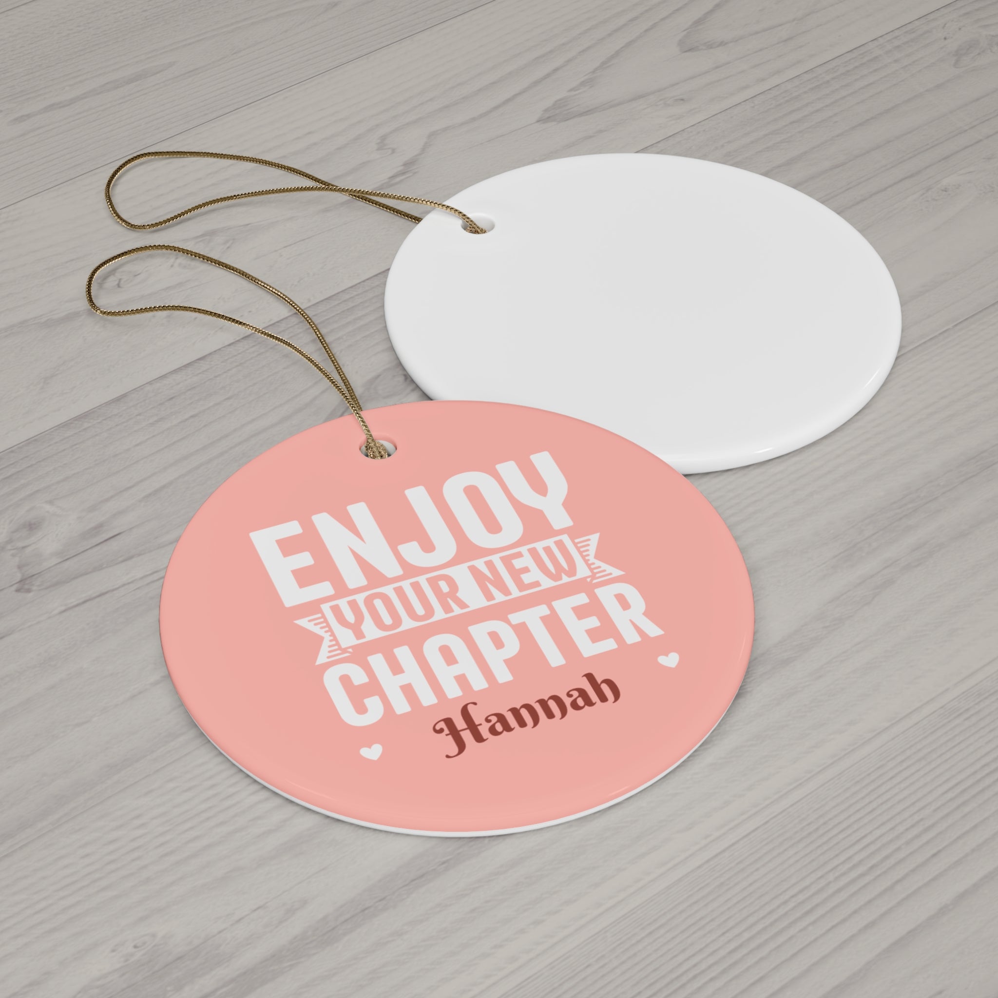 Copy of Ceramic Ornament – “For the Sweetest Aunt Nancy” Personalized Holiday Keepsake