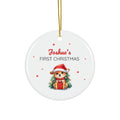 Copy of Ceramic Ornament – “For the Sweetest Aunt Nancy” Personalized Holiday Keepsake