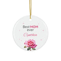 Ceramic Ornament – “For the Sweetest Aunt Nancy” Personalized Holiday Keepsake