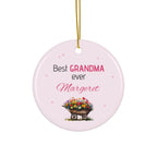 Ceramic Ornament – “For the Sweetest Aunt Nancy” Personalized Holiday Keepsake