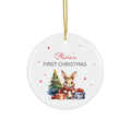 Ceramic Ornament – “For the Sweetest Aunt Nancy” Personalized Holiday Keepsake
