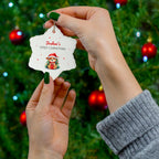 Copy of Ceramic Ornament – “For the Sweetest Aunt Nancy” Personalized Holiday Keepsake