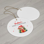 Copy of Ceramic Ornament – “For the Sweetest Aunt Nancy” Personalized Holiday Keepsake