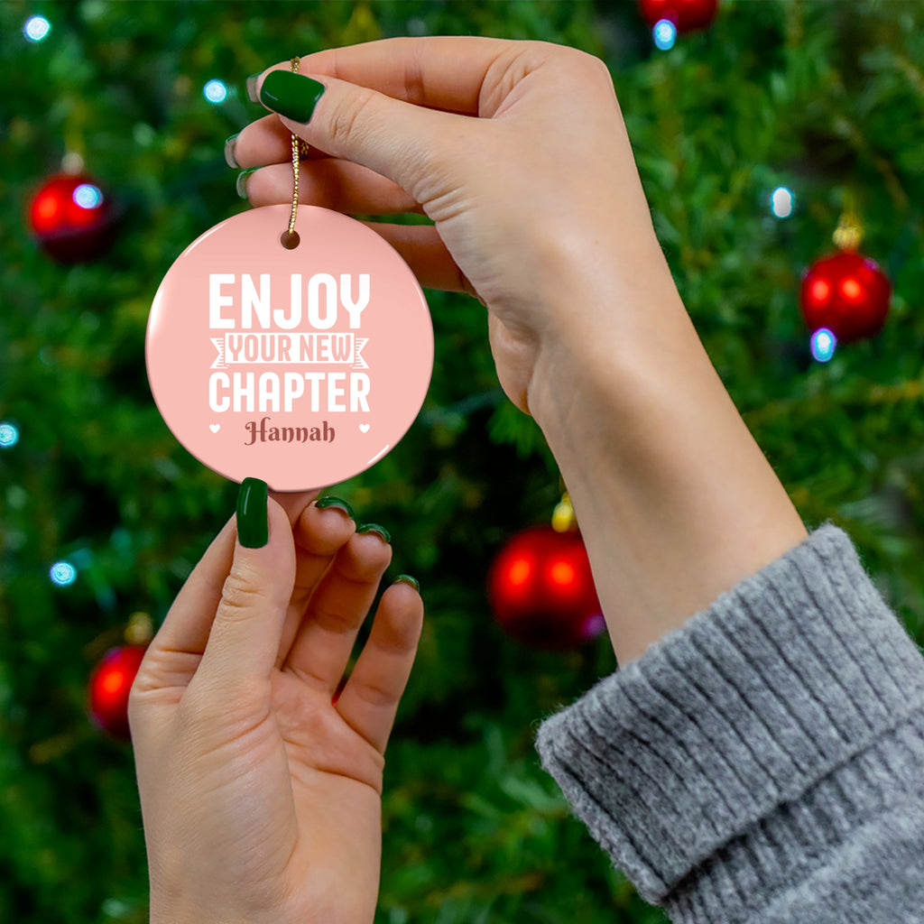 Copy of Ceramic Ornament – “For the Sweetest Aunt Nancy” Personalized Holiday Keepsake