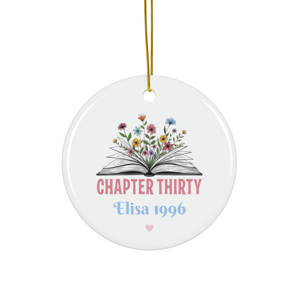 Copy of Copy of Ceramic Ornament – “For the Sweetest Aunt Nancy” Personalized Holiday Keepsake