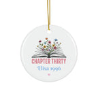 Copy of Copy of Ceramic Ornament – “For the Sweetest Aunt Nancy” Personalized Holiday Keepsake