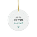 Copy of Ceramic Ornament – “For the Sweetest Aunt Nancy” Personalized Holiday Keepsake