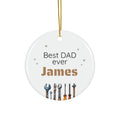 Ceramic Ornament – “For the Sweetest Aunt Nancy” Personalized Holiday Keepsake